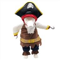 Pet Life 'Captain Snuggles' Pirate Pet Dog Costume Uniform